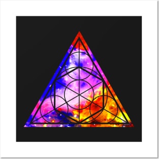 Sacred Geometry Triangle Posters and Art